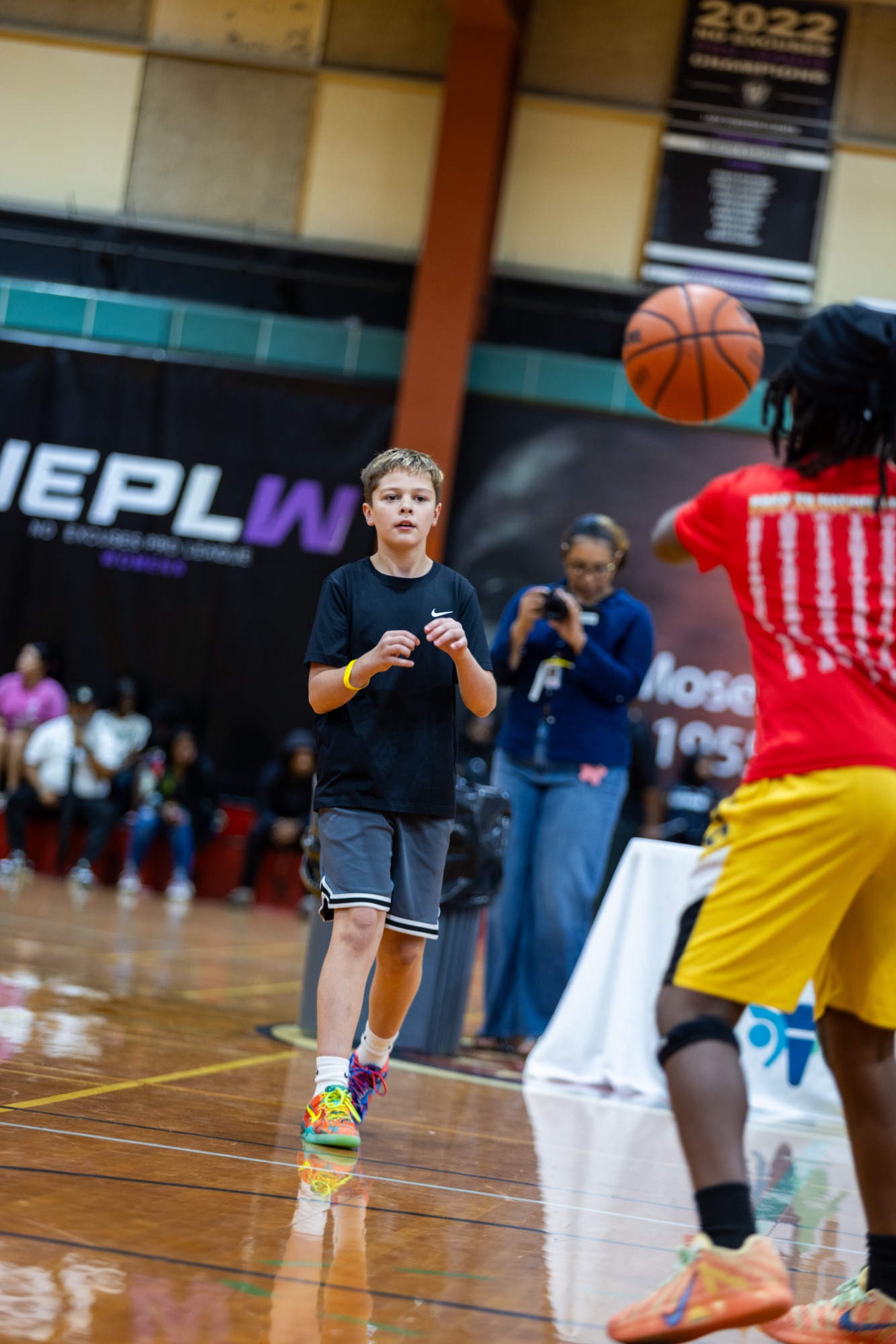 Photo from the One For All 3-on-3 Basketball Tournament
